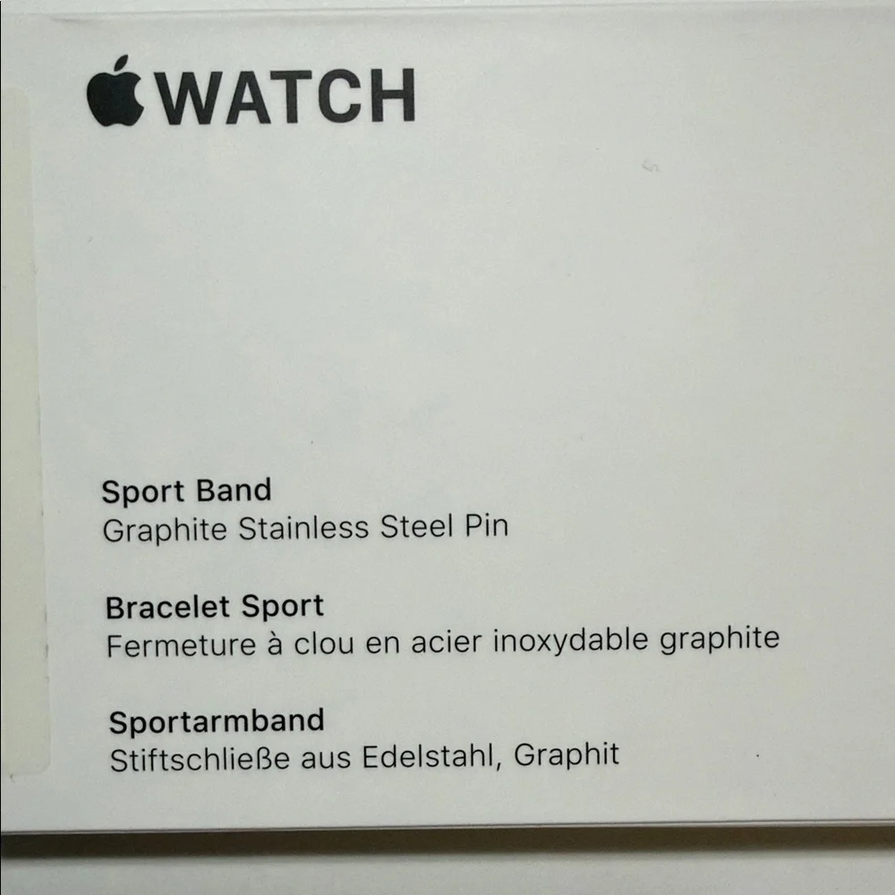 Apple Watch Stainless Steel Series 8 45mm w/ Black Band S/M - Picture 5 of 12